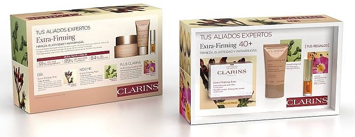 Set - Clarins Hydra-Essentiel Silky Cream Normal To Dry Skin (f/cr/50ml + f/mask/15ml + lip/oil/7ml) — photo N1