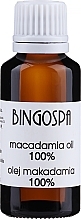 Macadamia Oil 100% - BingoSpa — photo N1