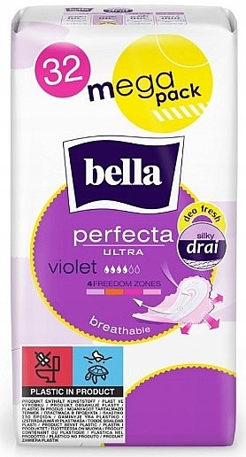 Perfecta Ultra Violet Pads, 32 pcs - Bella — photo N1
