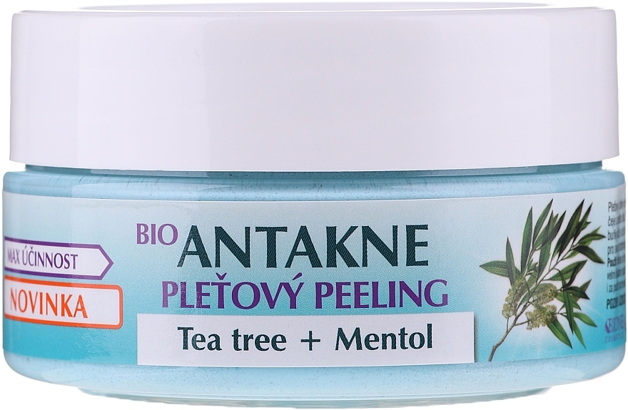 Face Peeling - Bione Cosmetics Antakne Facial Peeling Tea Tree and Menthol — photo N2