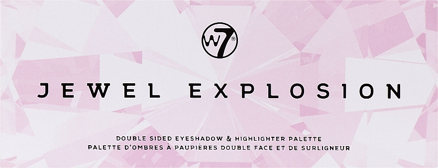 Eye Shadow & Highlighter Palette - W7 Jewel Explosion Face and Eyeshadow Palette — photo N2