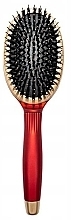 Fragrances, Perfumes, Cosmetics Hair Brush, gold and red - Avon