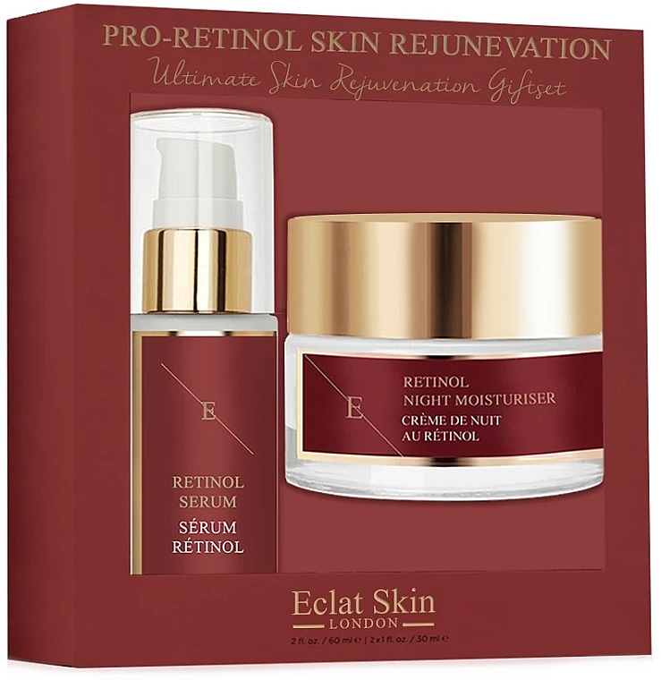 Set - Eclat Skin London Retinol Starter Set (cr/50ml + ser/30ml + box) — photo N1