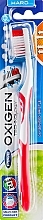 Fragrances, Perfumes, Cosmetics Tooth Brush 'Oxigen', hard, red - Piave