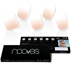 Gel Nail Sticker Set - Nooves Premium Luxe Nude Baby Boomer Gradient — photo N2