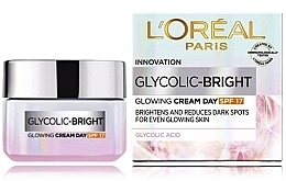 Brightening Day Cream - L'Oreal Paris Glycolic-Bright Glowing Cream Day SPF17 — photo N1