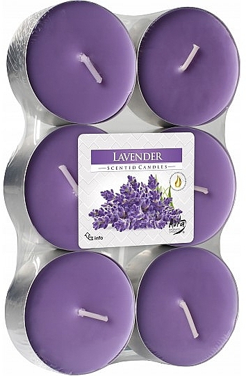 Lavender Candle Set - Bispol Lavender Maxi Scented Candles — photo N1