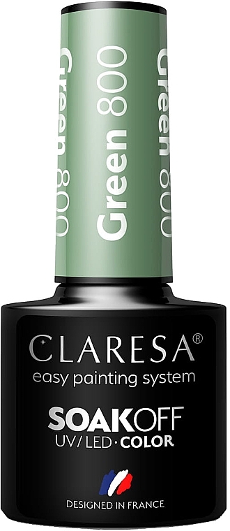 Gel Polish - Claresa Green SoakOff UV/LED Color — photo N1