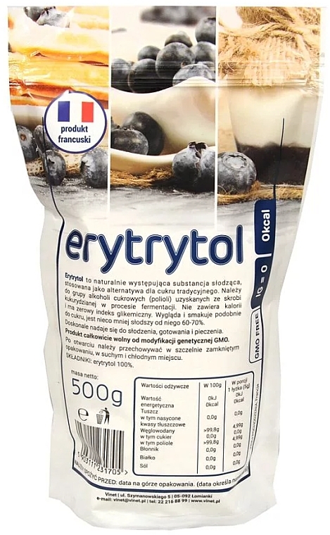 Natural Sweetener 'Erythritol' - Ekologiko Erytrytol — photo N1