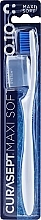 Fragrances, Perfumes, Cosmetics Maxi Soft 0.10 Toothbrush, soft, white with blue bristles - Curaprox Curasept Toothbrush