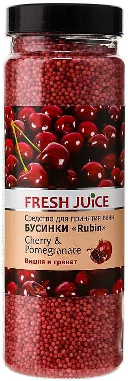 Bath Beads - Fresh Juice Bath Bijou Rubin Cherry and Pomergranate — photo N2