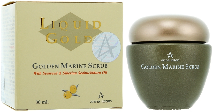 Gold Scrub - Anna Lotan Liquid Gold Golden Marine Scrub — photo N2