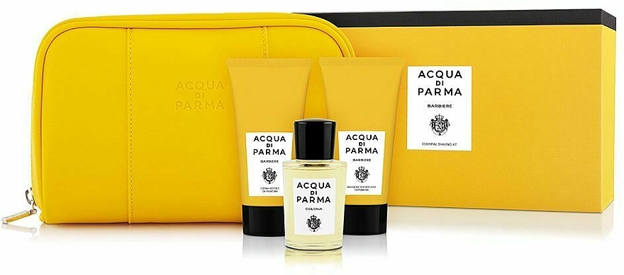 Acqua Di Parma Prestige Shaving Kit - Set (sh/cr/40ml + ash/em/40ml + edc/20ml + bag/1pcs) — photo N1