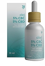 Full spectrum hemp oil - 3H CBC 5% + CBD 5% Full Spectrum — photo N1
