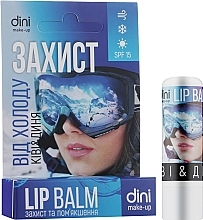 Hygienic Lipstick "Kiwi & Melon" - Dini Lip Balm SPF 15 — photo N2