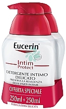 Fragrances, Perfumes, Cosmetics Set - Eucerin Intim Protect Gentle Cleansing Fluid (fluid/2*400ml)