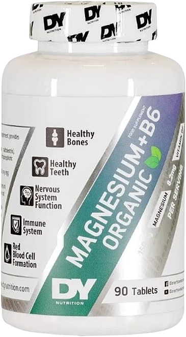 Organic Magnesium+Vitamin B6 Dietary Supplement - DY Nutrition Magnesium + B6 Organic — photo N1