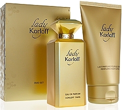 Fragrances, Perfumes, Cosmetics Korloff Paris Lady Korloff - Set (edp/88ml + b/lot/150ml)