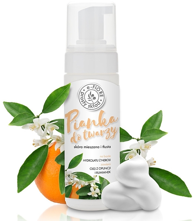 Repair Facial Foam Neroli Hydrolat - E-Fiore Washing Foam — photo N3