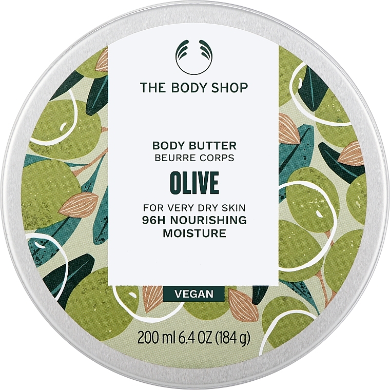 Olive Body Butter - The Body Shop Olive Body Butter For Very Dry Skin 96H Nourishing Moisture — photo N1