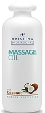 Fragrances, Perfumes, Cosmetics Coconut Massage Oil - Hristina Professional Coconut Massage Oil