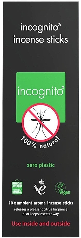 Insect Repellent Incense Sticks - Incognito Incense Sticks — photo N1