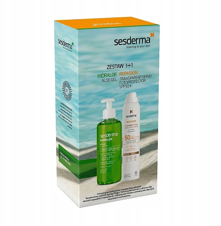 Set - SesDerma Laboratories (sun/spray/200ml + f/b/gel/250ml) — photo N1