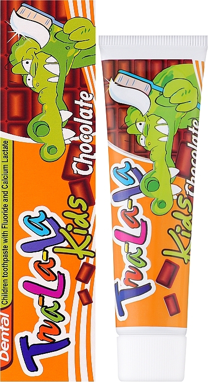 Kids Toothpaste 'Chocolate' - Dental Tra-La-La Kids Toothpaste — photo N2