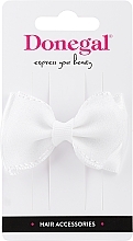 Fragrances, Perfumes, Cosmetics Hairpin, FA-5742, bow, white - Donegal