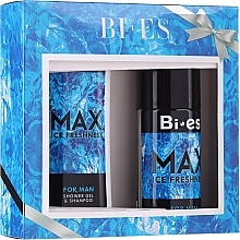 Fragrances, Perfumes, Cosmetics Bi-es Max Ice Freshness For Man - Set (h/shm/250ml + deo/150ml)