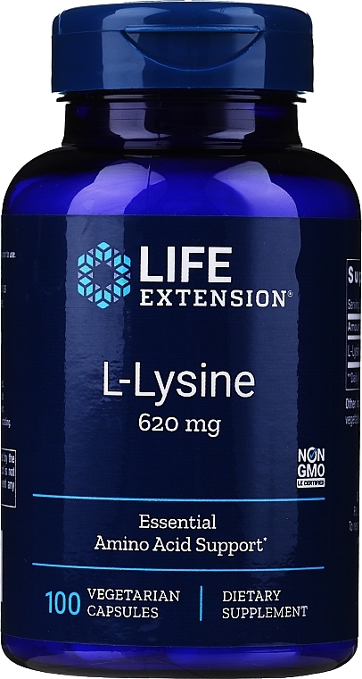 Dietary Supplement "L-Lysine" - Life Extension L-Lysine — photo N1