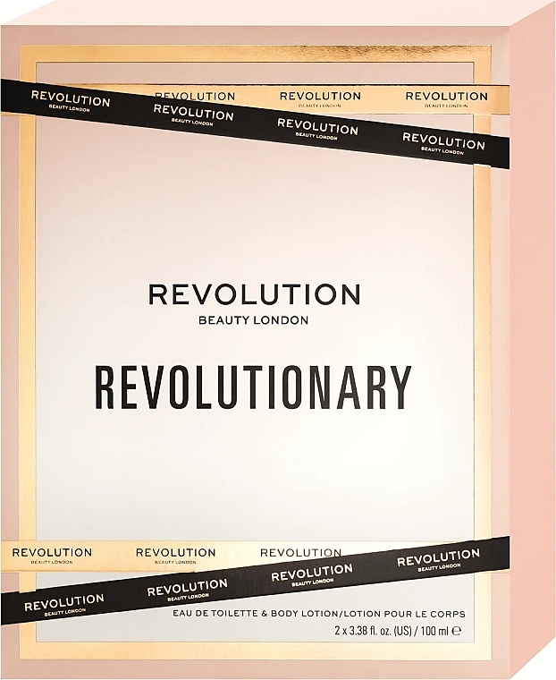 Revolution Beauty Revolutionary - Set (edt/100 ml + b/lot/100 ml) — photo N3