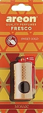 Fragrances, Perfumes, Cosmetics Sweet Glod Air Freshener - Areon Fresco Mosaic Sweet Gold