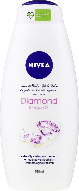 Shower Cream-Gel "Diamond Touch" - NIVEA Bath Care Diamond Touch Shower Gel — photo N1