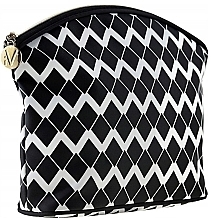 Fragrances, Perfumes, Cosmetics Medium Cosmetic Bag, black and white - Inter-Vion