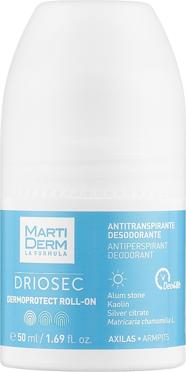 Roll-On Antiperspirant Deodorant - Martiderm Driosec Dermaprotect Roll-on — photo N1