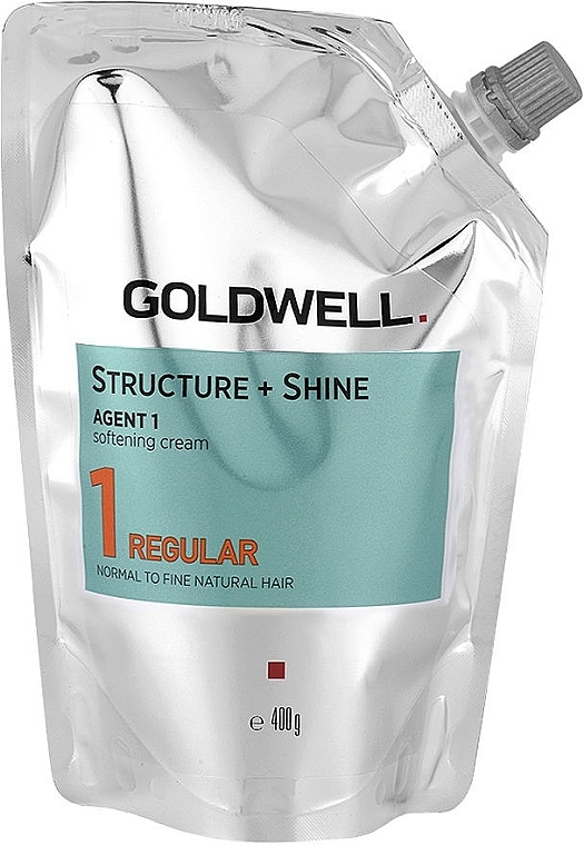 Softening Cream for Normal to Fine Natural Hair - Goldwell Structure + Shine Agent 1 Regular 1 — photo N4