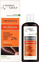 Selenium Sulfide Anti-Dandruff Shampoo for Normal to Dry Hair - Pharma Group Aminotein Shampoo — photo N2