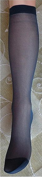 Knee Socks 'Verbena' 20 Den, marine - Veneziana — photo N1