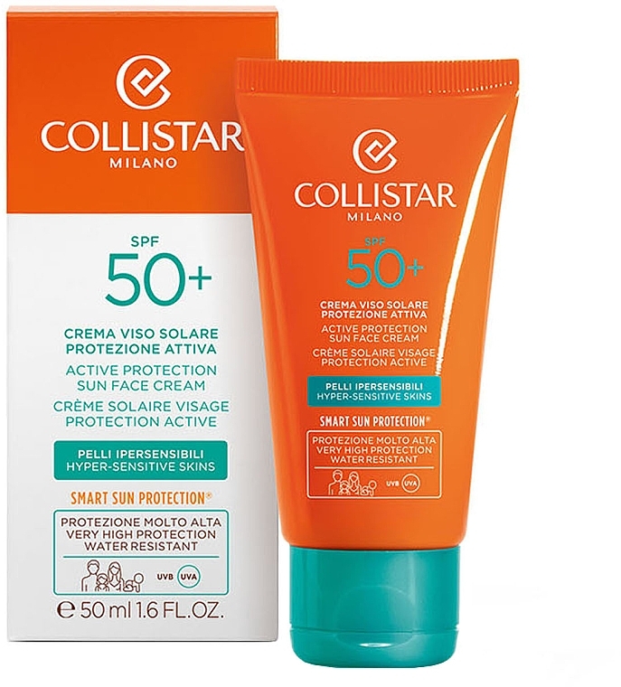 Sun Solution for Face "Active Protection" - Collistar Active Protection Sun Face Cream SPF 50+ — photo N2