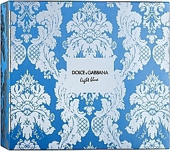 Fragrances, Perfumes, Cosmetics Dolce & Gabbana Light Blue - Set (edt/100ml + b/cr/50ml + edt/10ml)