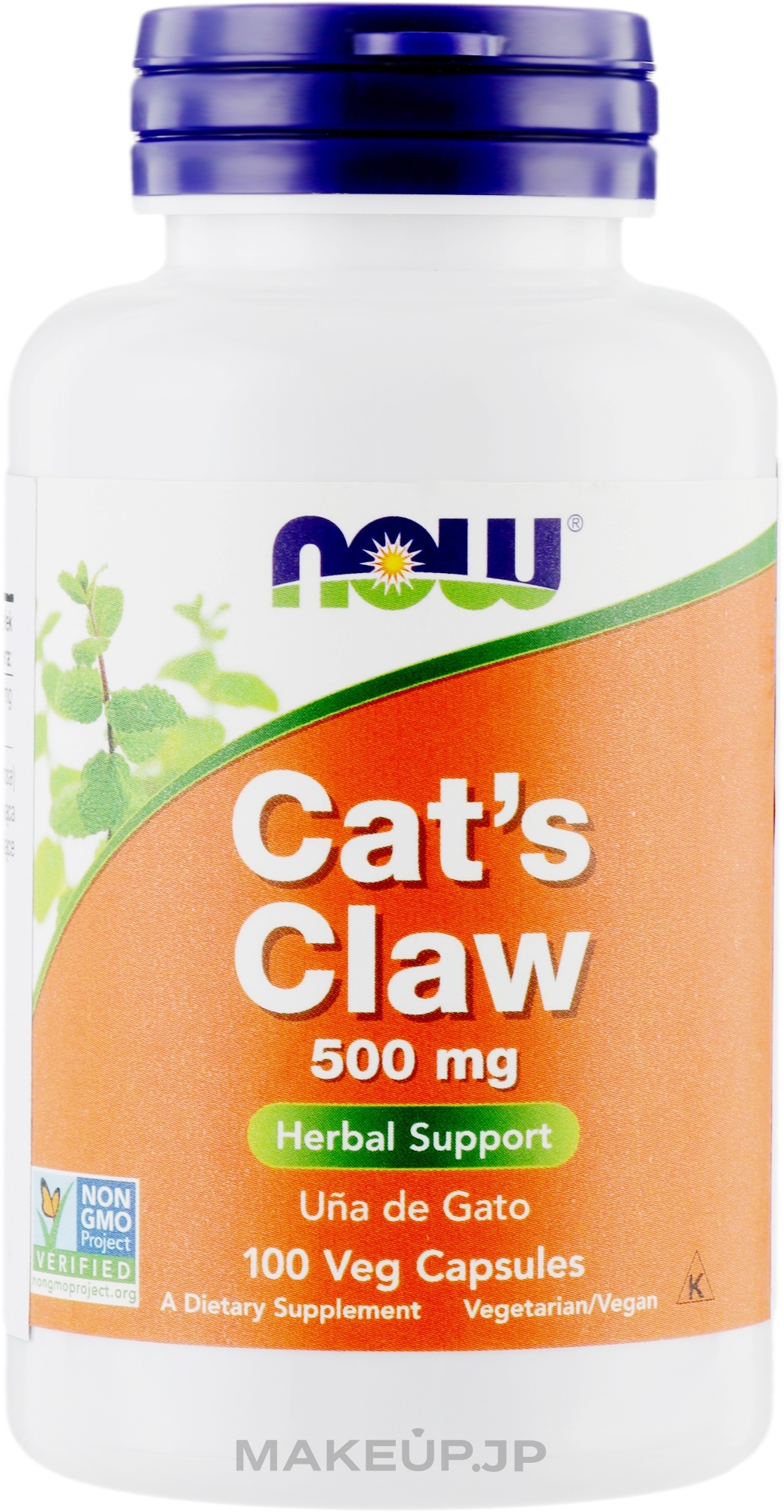 Vitamins "Cat's Claw", 500 mg - Now Foods Cats Claw — photo 100 szt.