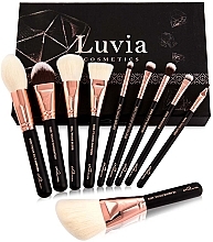 Makeup Brush Set, 10 pcs - Luvia Cosmetics Black Diamond Brush Expansion Set — photo N1