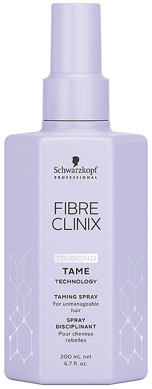 Smoothing Hair Spray-Conditioner - Schwarzkopf Professional Fibre Clinix Tame Spray — photo N1