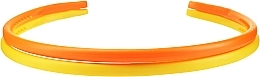 Fragrances, Perfumes, Cosmetics Hair Hoop, 2 pcs, orange + yellow - Donegal FA-5603