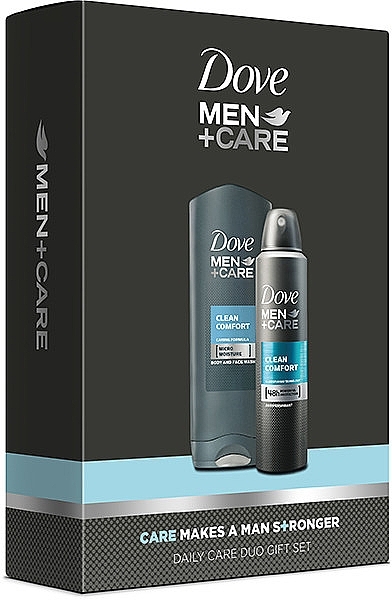 Set - Dove Men+Care Clean Comfort (deo/150ml + gel/250) — photo N1