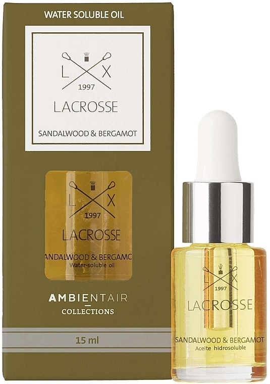 Sandal & Bergamot Scented Oil - Ambientair Lacrosse Sandalwood & Bergamot Perfumed Oil — photo N1