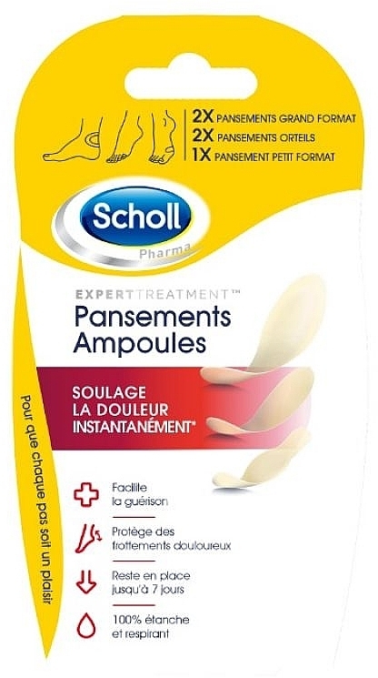 Anti-Callus Heel & Toe Patches - Scholl Pansements Ampoules — photo N1