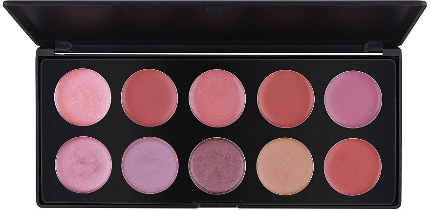 Professional Lipstick & Lip Gloss Palette, 10 shades, L10-3 - Make Up Me — photo N1