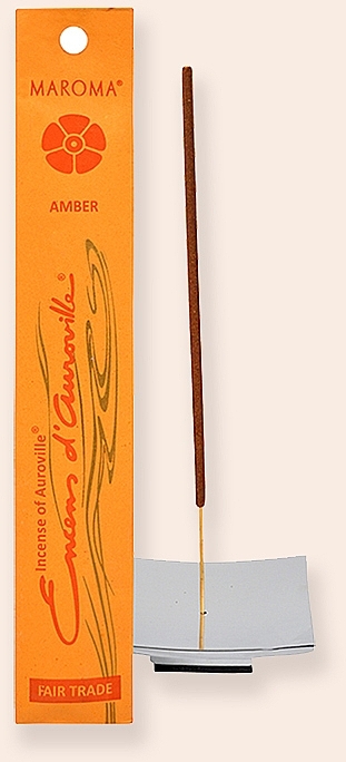 Amber Incense Sticks - Maroma Encens d'Auroville Stick Incense Amber — photo N5